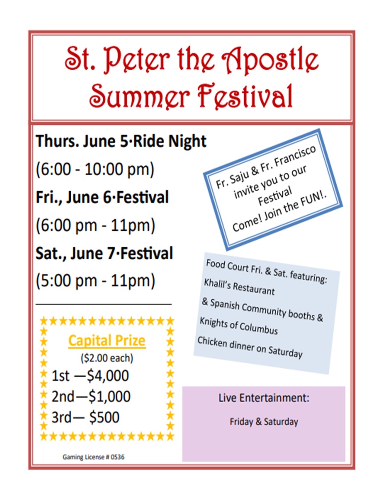 2025 Summer Festival